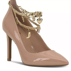 INC Womens SYIRAP Tan Pointed toe Stiletto Pumps Shoes 9.5 Nude New in Box